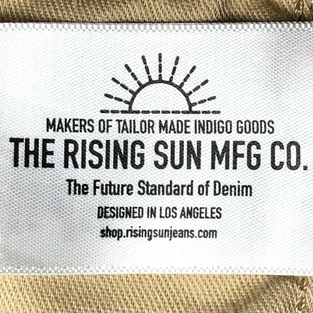The Rising Sun Mfg Co Slim Fit Jeans in Cream Men’s 38